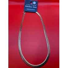 Herringbone 20" Gold Plated Stainless-Steel Necklace