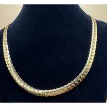 Gold-Plated Stainless-Steel Queen Necklace
