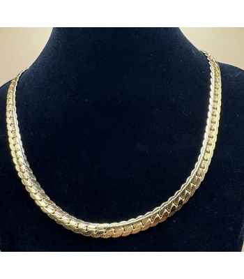 Gold-Plated Stainless-Steel Queen Necklace