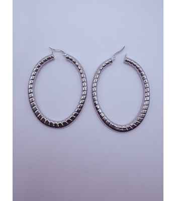 Mint Stainless Steel Silver Hoops