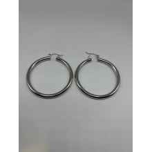 Trendy & Stylish Gold-White Dipped Aluminum Earrings