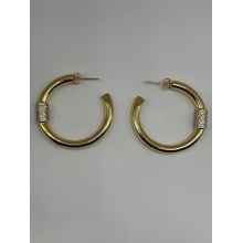 Brass Base 14k Gold Dipped Jewelry with Cubic Zirconia Diamond