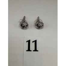 18 Karat Gold Double Chain Earrings