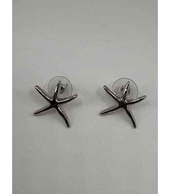 Starfish Lead Compliant Silver Earrings