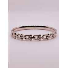Classique Silver Stainless Steel Snap Bracelet