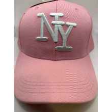 Rose Pink New York Baseball Hat