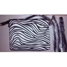 Zebra Pattern Fashion Zipper Clutch Bag